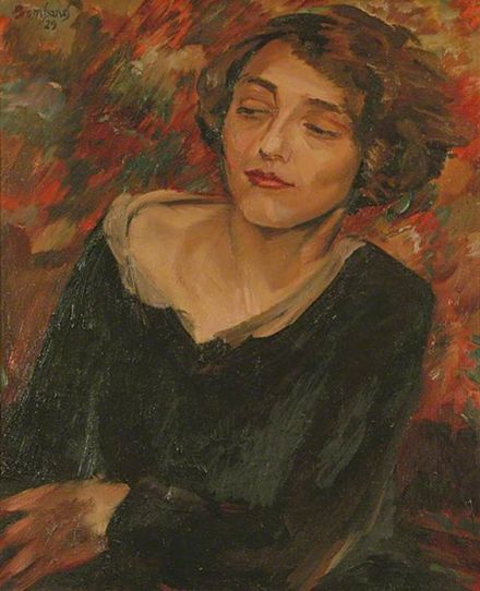 Kitty, the artist's sister, David Bomberg 1929, Towner Art Gallery, Eastbourne.